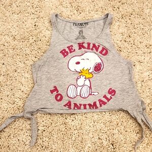 Peanuts Crop Top size S